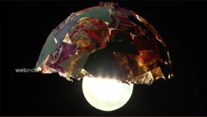 Paper Mache light Shade